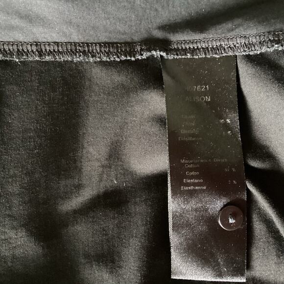 Anne Fontaine, Black Alison Button Up Top, 40 Double Collar & Cuffs Classic $350 - Picture 10 of 11